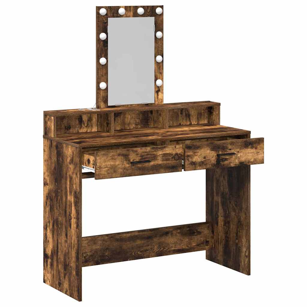 Plafondtafel met lade Bruin 100 x 41 x 140 cm Bewerkt hout is nu te koop bij PeponiXL, paradijselijk wonen!