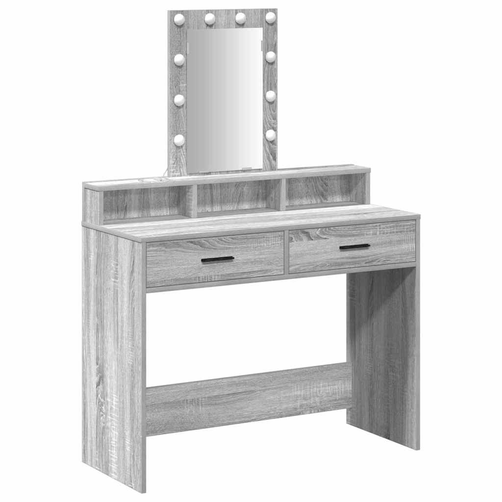 Plafondtafel met lade Grijs 100 x 41 x 140 cm Bewerkt hout is nu te koop bij PeponiXL, paradijselijk wonen!