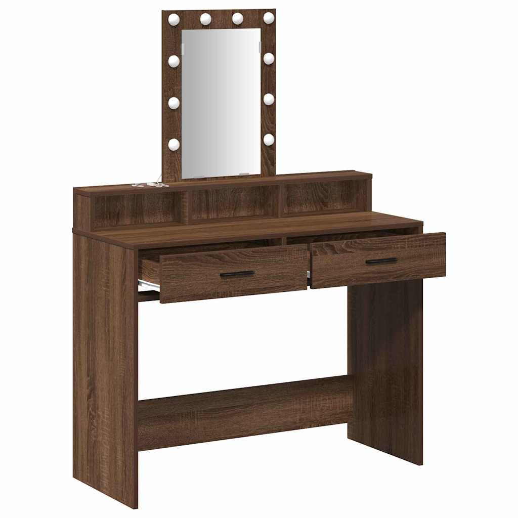 Plafondtafel met lade Bruin 100 x 41 x 140 cm Bewerkt hout is nu te koop bij PeponiXL, paradijselijk wonen!