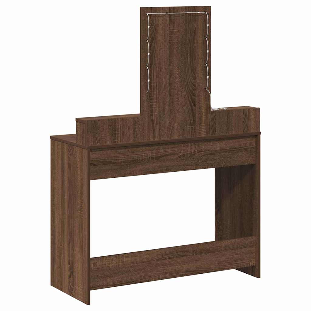 Plafondtafel met lade Bruin 100 x 41 x 140 cm Bewerkt hout is nu te koop bij PeponiXL, paradijselijk wonen!
