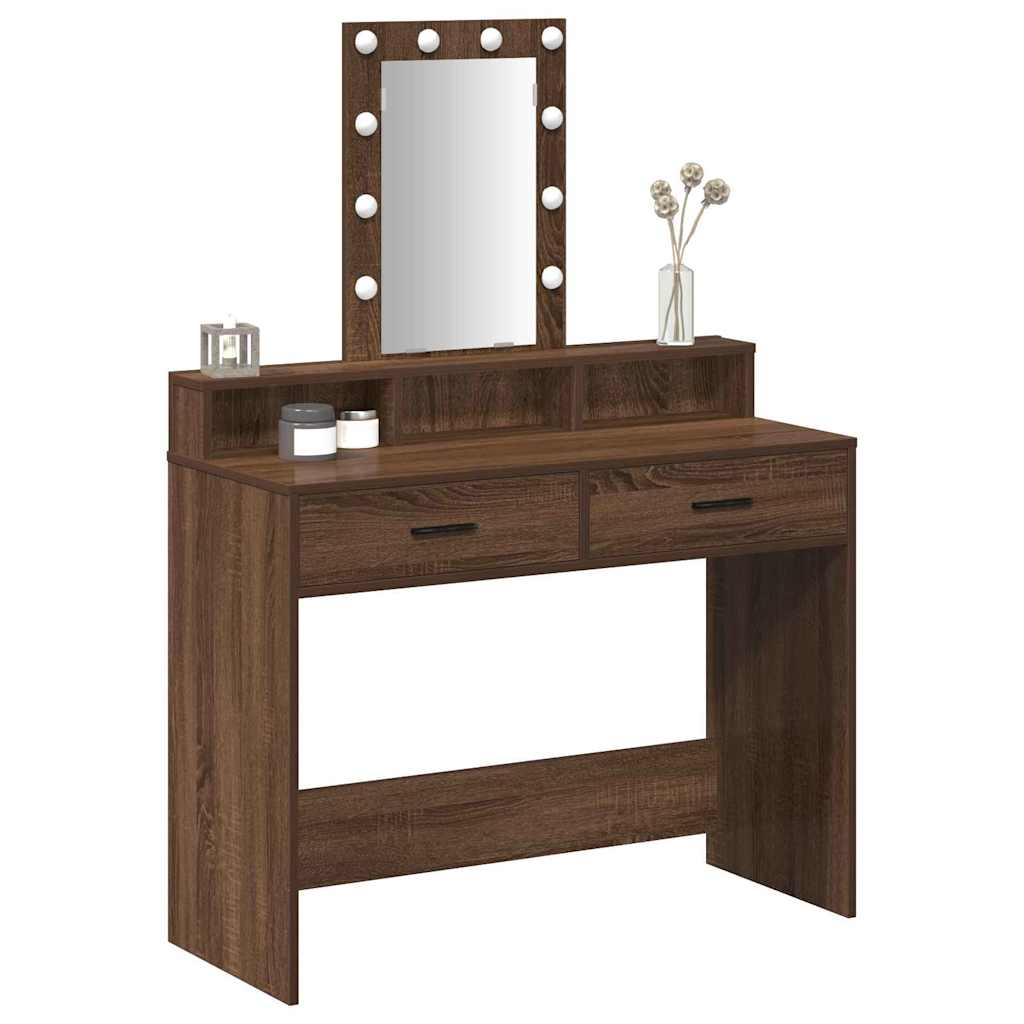 Plafondtafel met lade Bruin 100 x 41 x 140 cm Bewerkt hout is nu te koop bij PeponiXL, paradijselijk wonen!