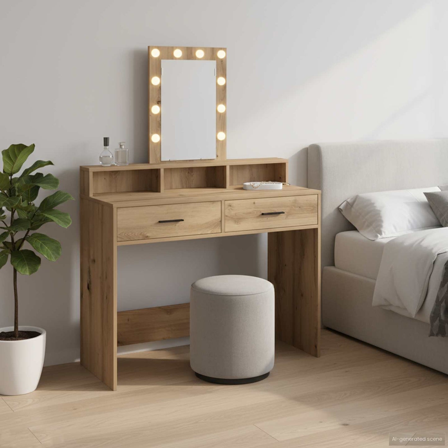 Plafondtafel met lade Bruin 100 x 41 x 140 cm Bewerkt hout is nu te koop bij PeponiXL, paradijselijk wonen!