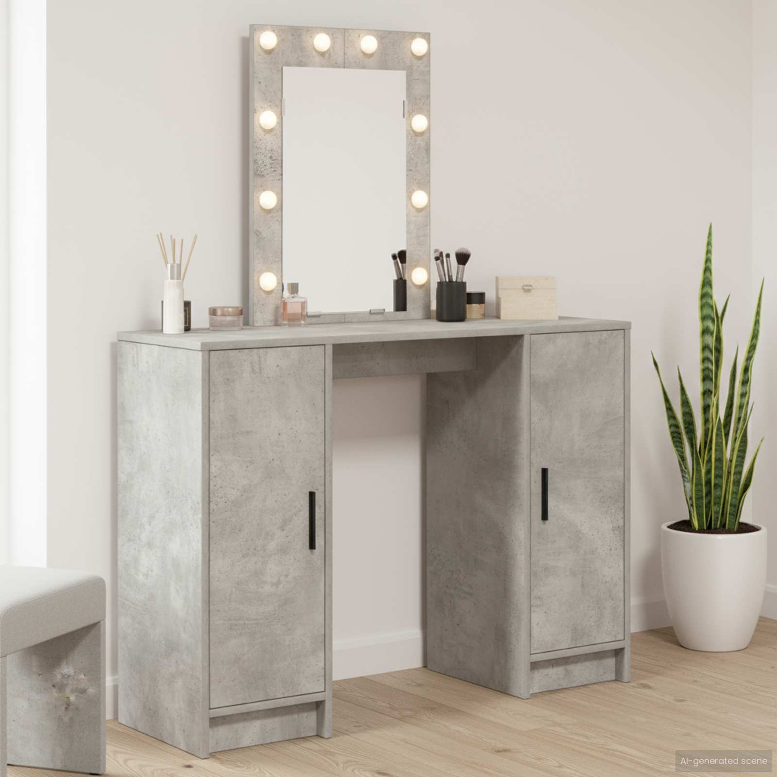 Plafondtafel Lichtgrijs 102 x 33 x 135 cm Bewerkt hout is nu te koop bij PeponiXL, paradijselijk wonen!