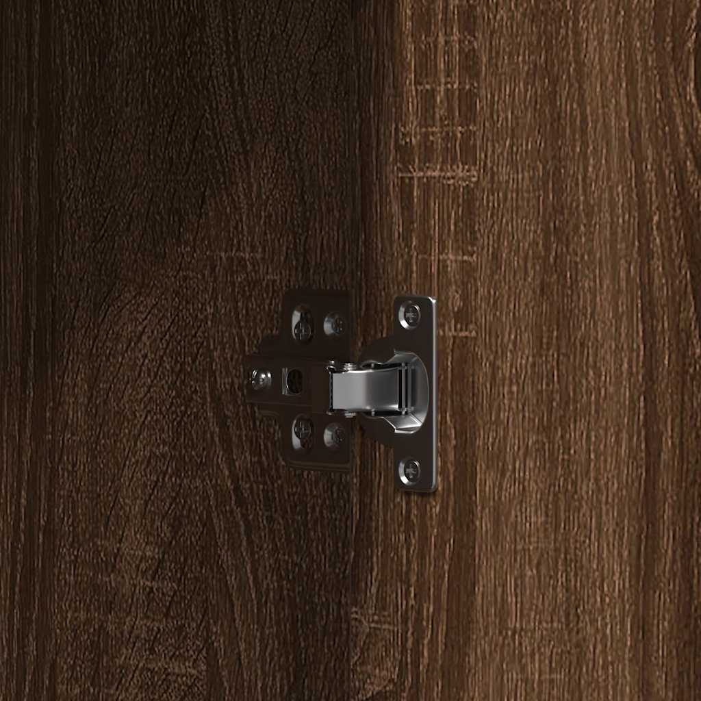 Plafondtafel met opslag Bruin 102 x 33 x 135 cm Bewerkt hout is nu te koop bij PeponiXL, paradijselijk wonen!
