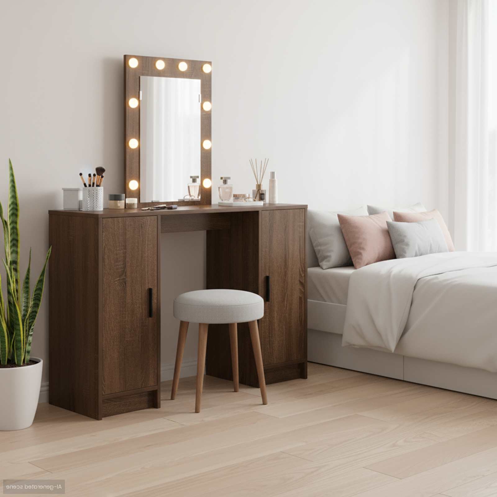 Plafondtafel met opslag Bruin 102 x 33 x 135 cm Bewerkt hout is nu te koop bij PeponiXL, paradijselijk wonen!