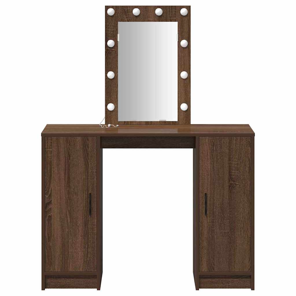 Plafondtafel met opslag Bruin 102 x 33 x 135 cm Bewerkt hout is nu te koop bij PeponiXL, paradijselijk wonen!