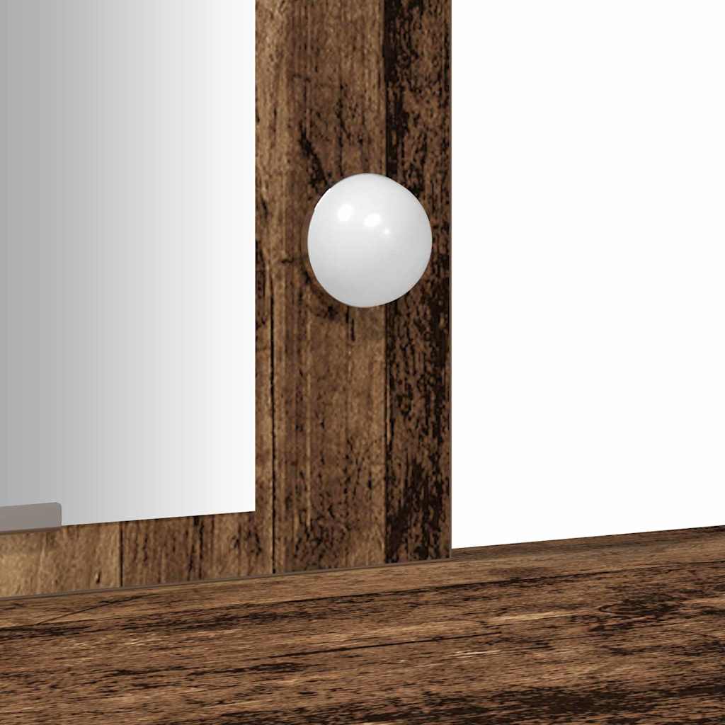 Plafondtafel met opslag Bruin 102 x 33 x 135 cm Bewerkt hout is nu te koop bij PeponiXL, paradijselijk wonen!