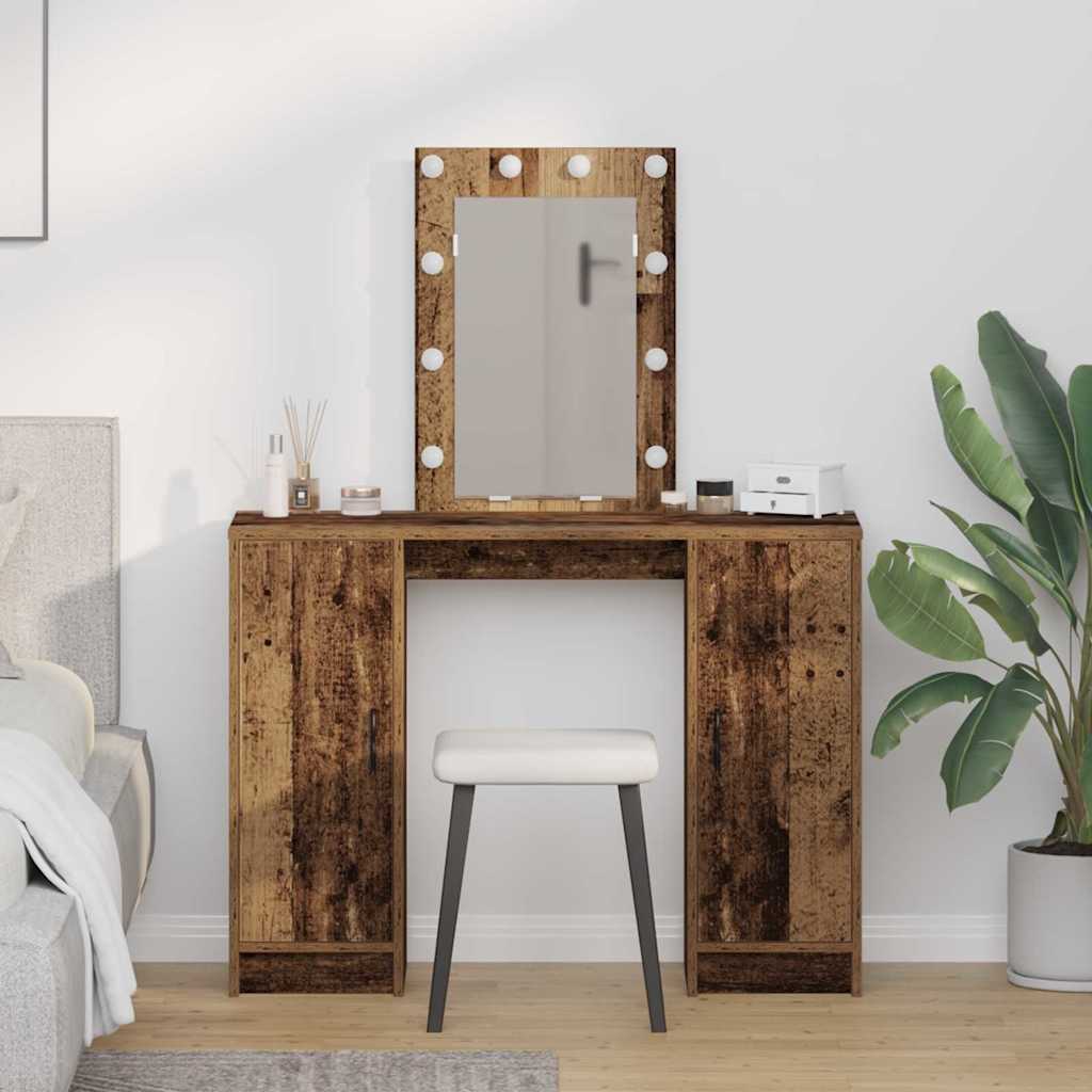 Plafondtafel met opslag Bruin 102 x 33 x 135 cm Bewerkt hout is nu te koop bij PeponiXL, paradijselijk wonen!
