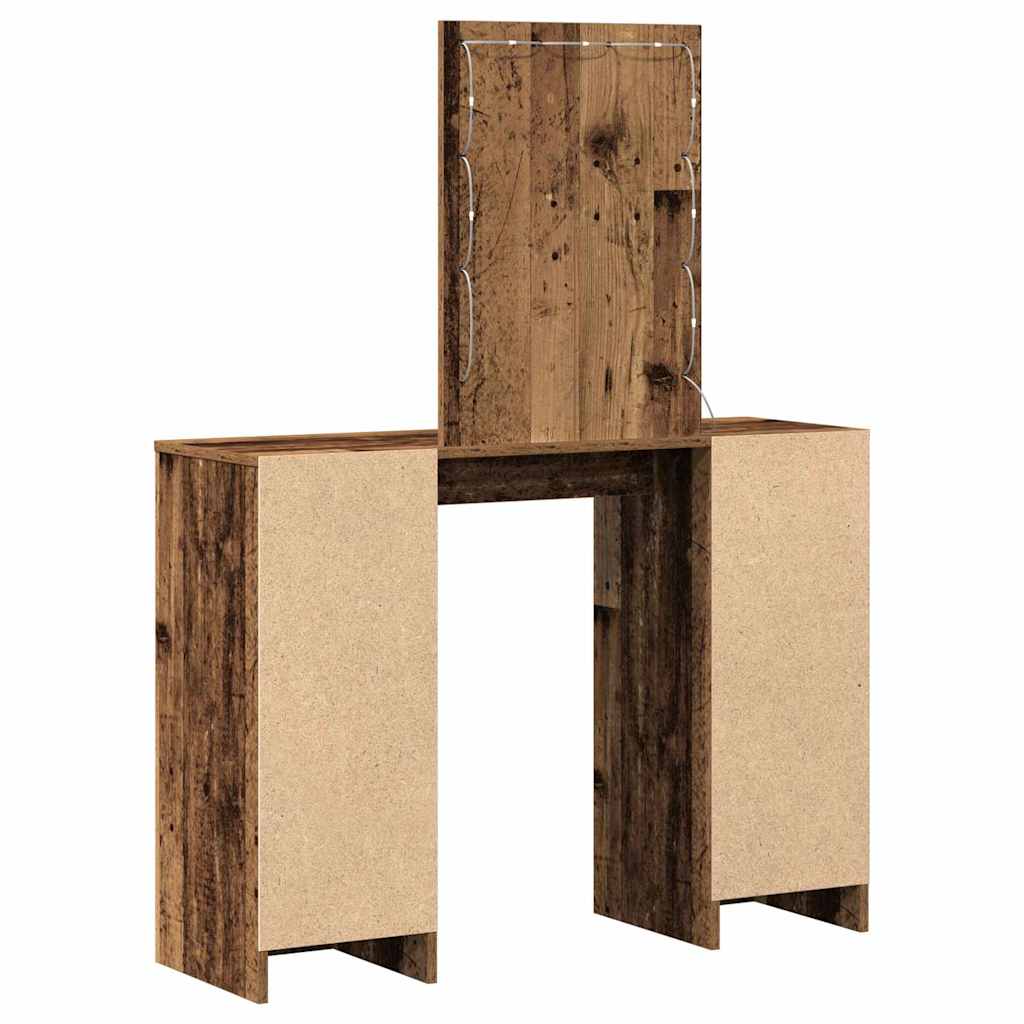Plafondtafel met opslag Bruin 102 x 33 x 135 cm Bewerkt hout is nu te koop bij PeponiXL, paradijselijk wonen!