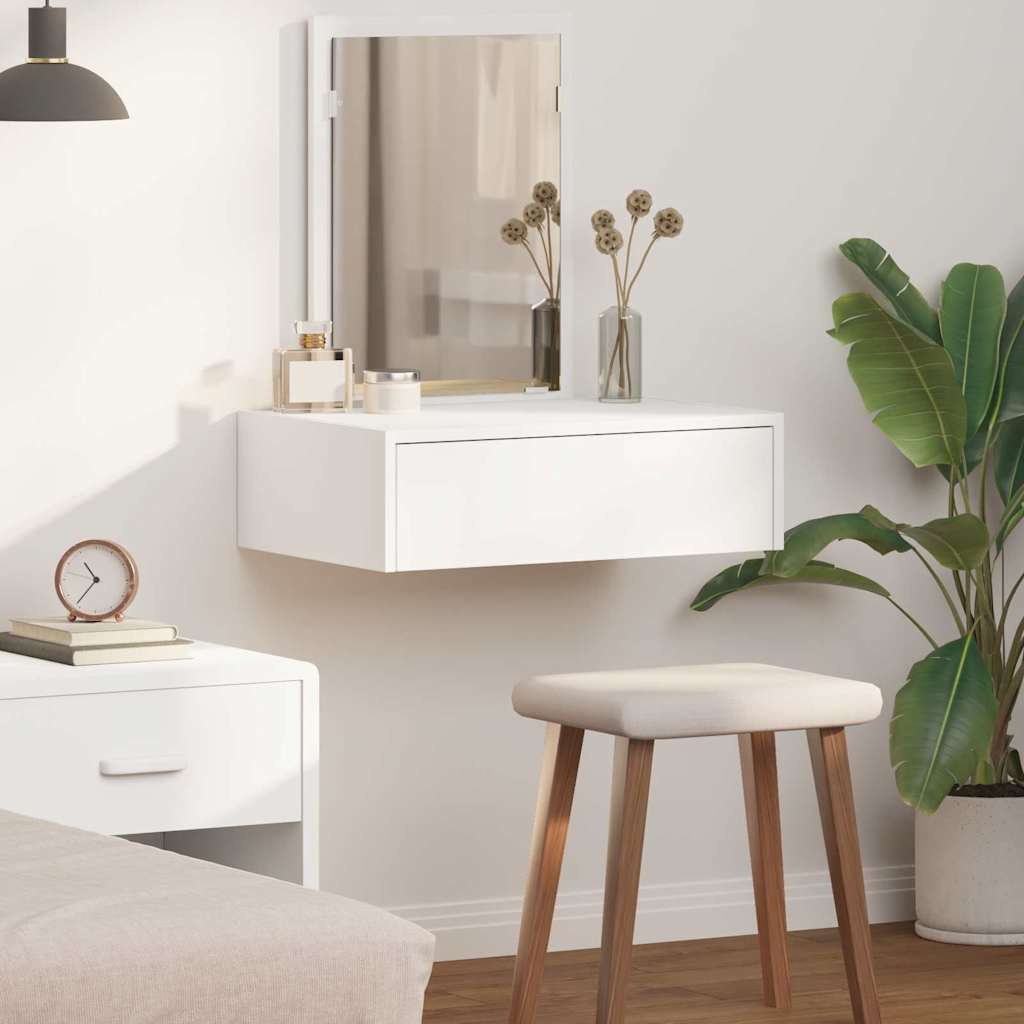 Plafondtafel met lade Wit 60 x 40 x 70 cm Bewerkt hout is nu te koop bij PeponiXL, paradijselijk wonen!