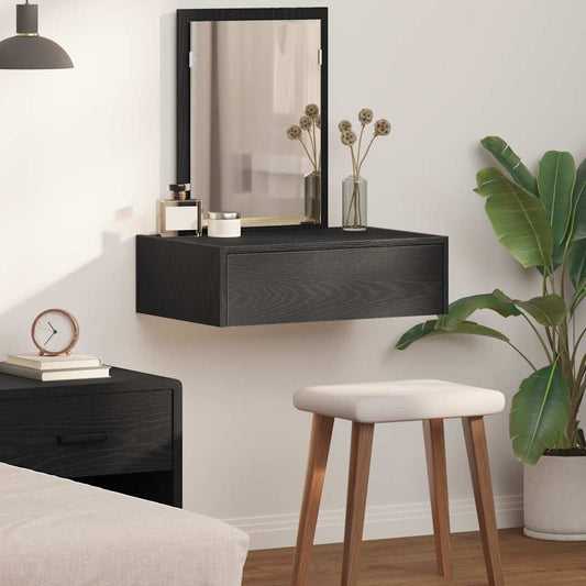 Plafondtafel met lade Zwart 60 x 40 x 70 cm Bewerkt hout is nu te koop bij PeponiXL, paradijselijk wonen!