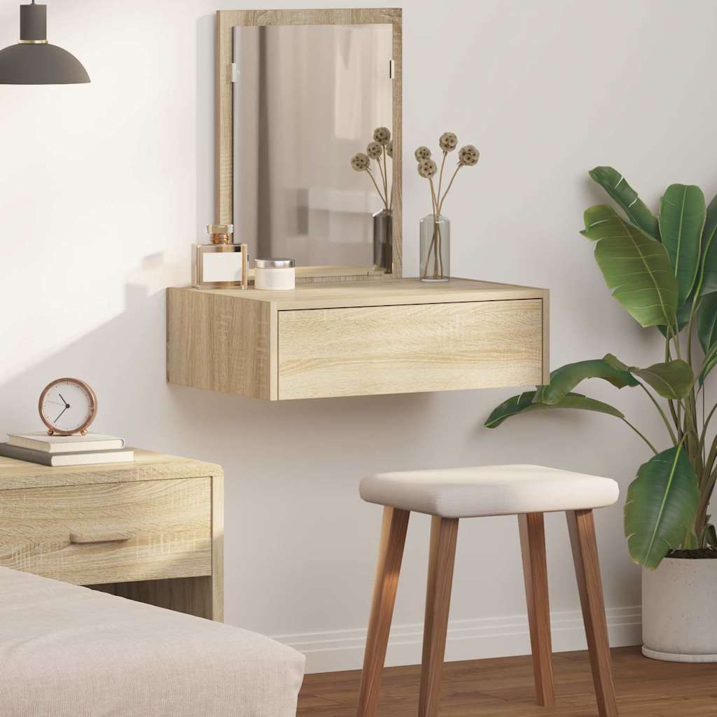 Plafondtafel met lade Bruin 60 x 40 x 70 cm Bewerkt hout is nu te koop bij PeponiXL, paradijselijk wonen!