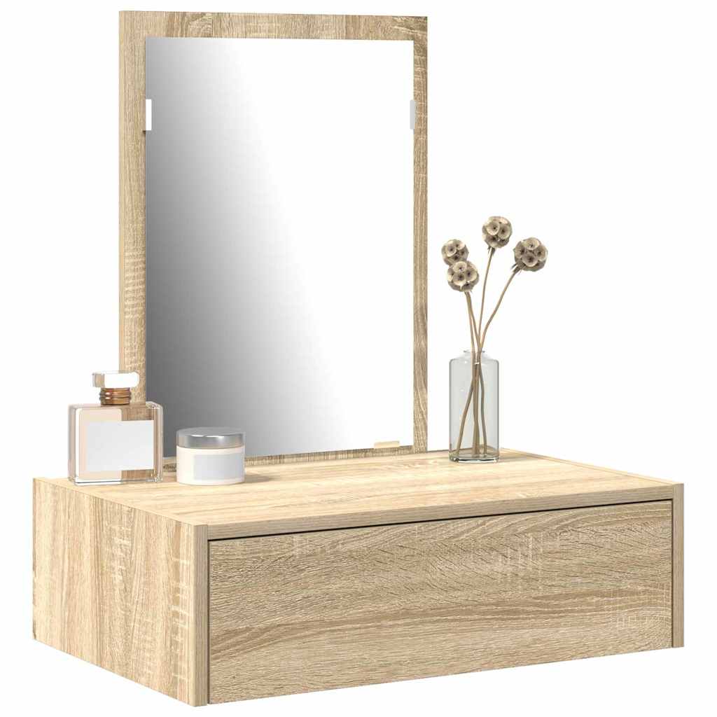 Plafondtafel met lade Bruin 60 x 40 x 70 cm Bewerkt hout is nu te koop bij PeponiXL, paradijselijk wonen!