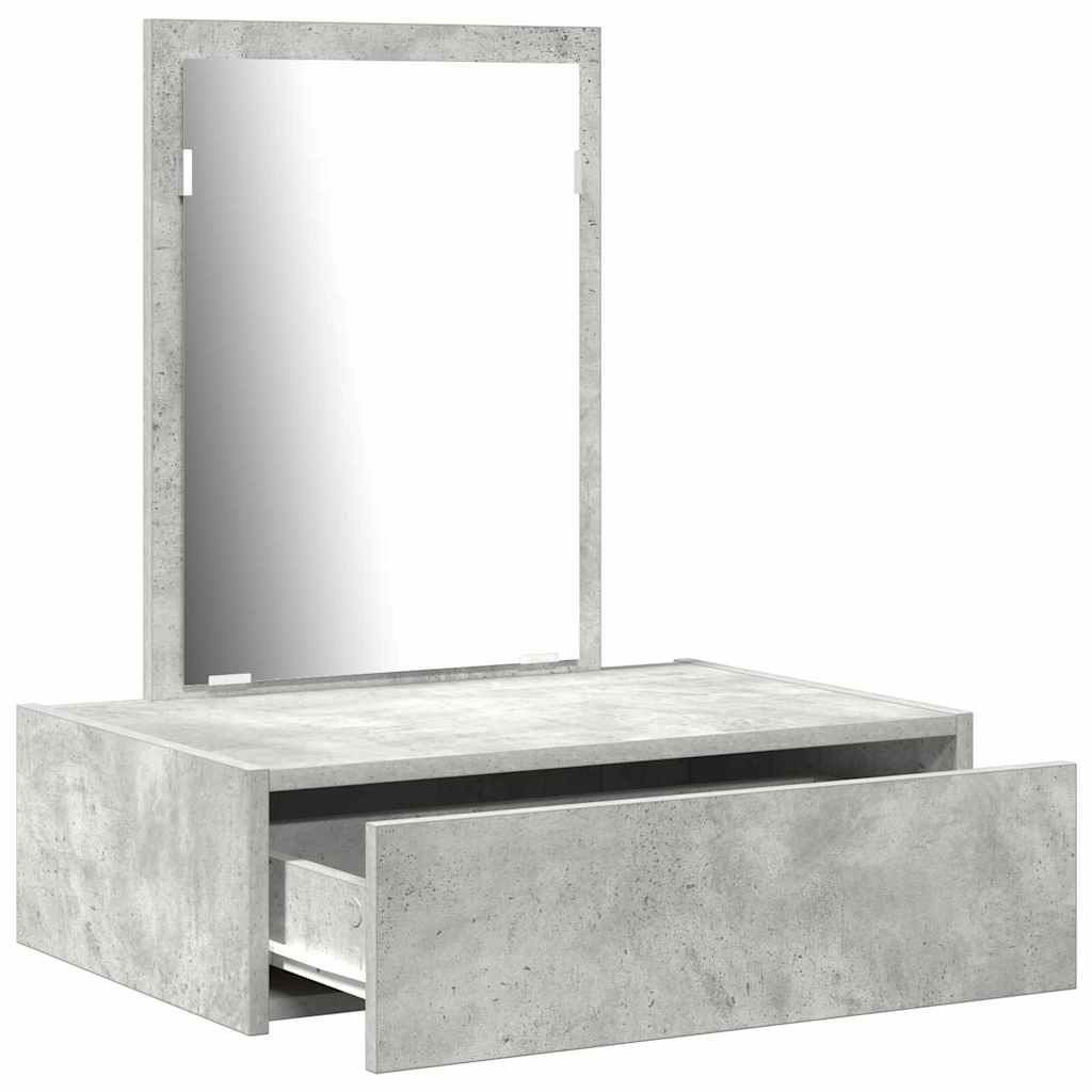 Plafondtafel met lade Grijs 60 x 40 x 70 cm Bewerkt hout is nu te koop bij PeponiXL, paradijselijk wonen!