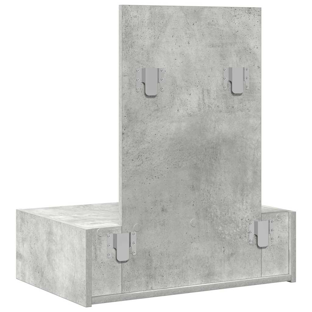 Plafondtafel met lade Grijs 60 x 40 x 70 cm Bewerkt hout is nu te koop bij PeponiXL, paradijselijk wonen!