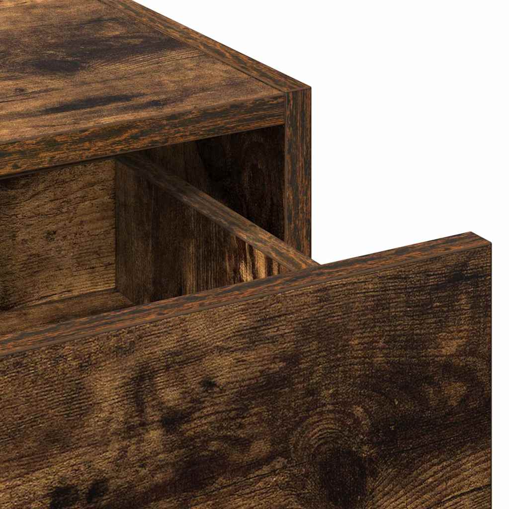 Plafondtafel met lade Bruin 60 x 40 x 70 cm Bewerkt hout is nu te koop bij PeponiXL, paradijselijk wonen!