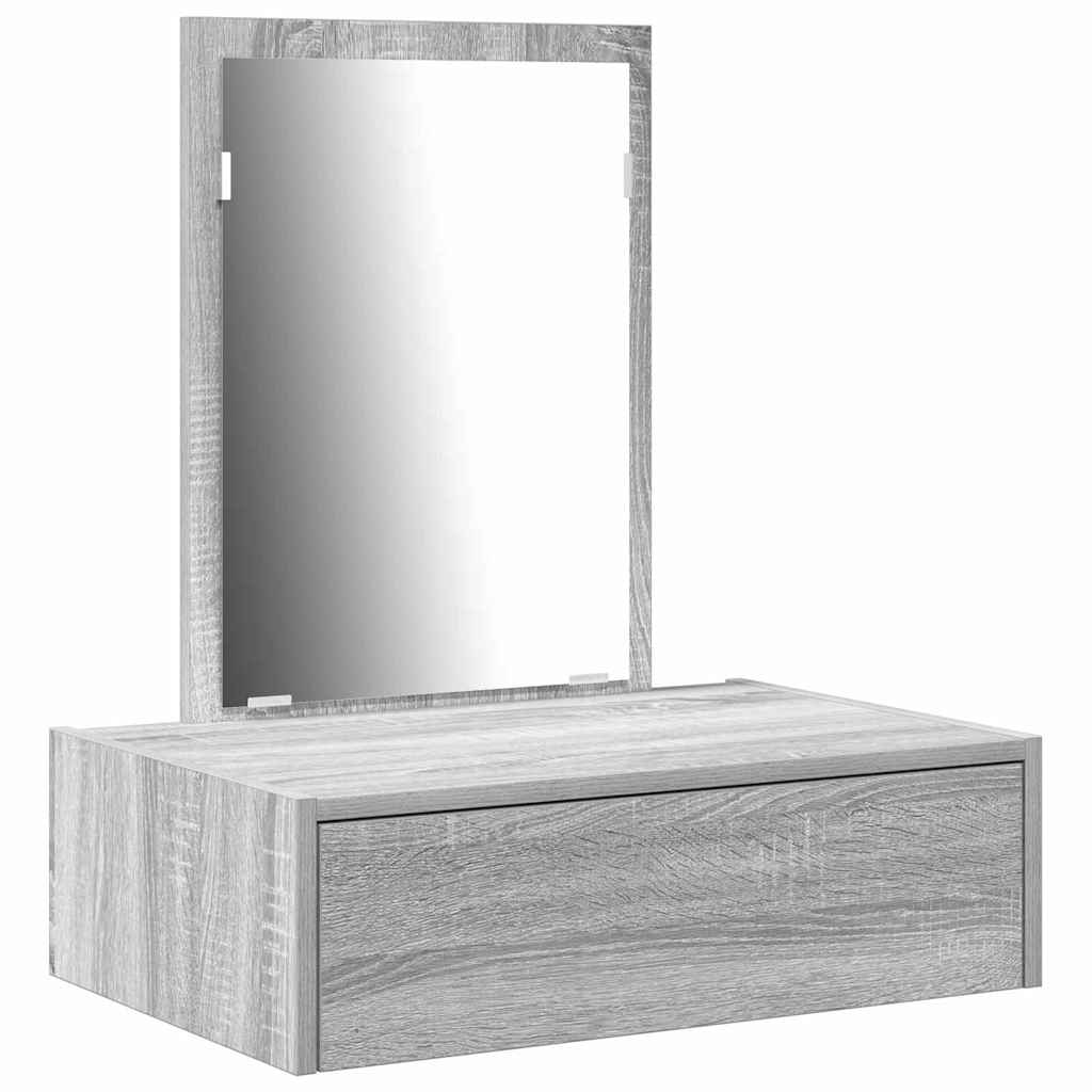 Plafondtafel met lade Grijs 60 x 40 x 70 cm Bewerkt hout is nu te koop bij PeponiXL, paradijselijk wonen!