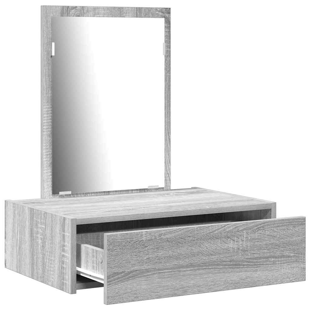 Plafondtafel met lade Grijs 60 x 40 x 70 cm Bewerkt hout is nu te koop bij PeponiXL, paradijselijk wonen!