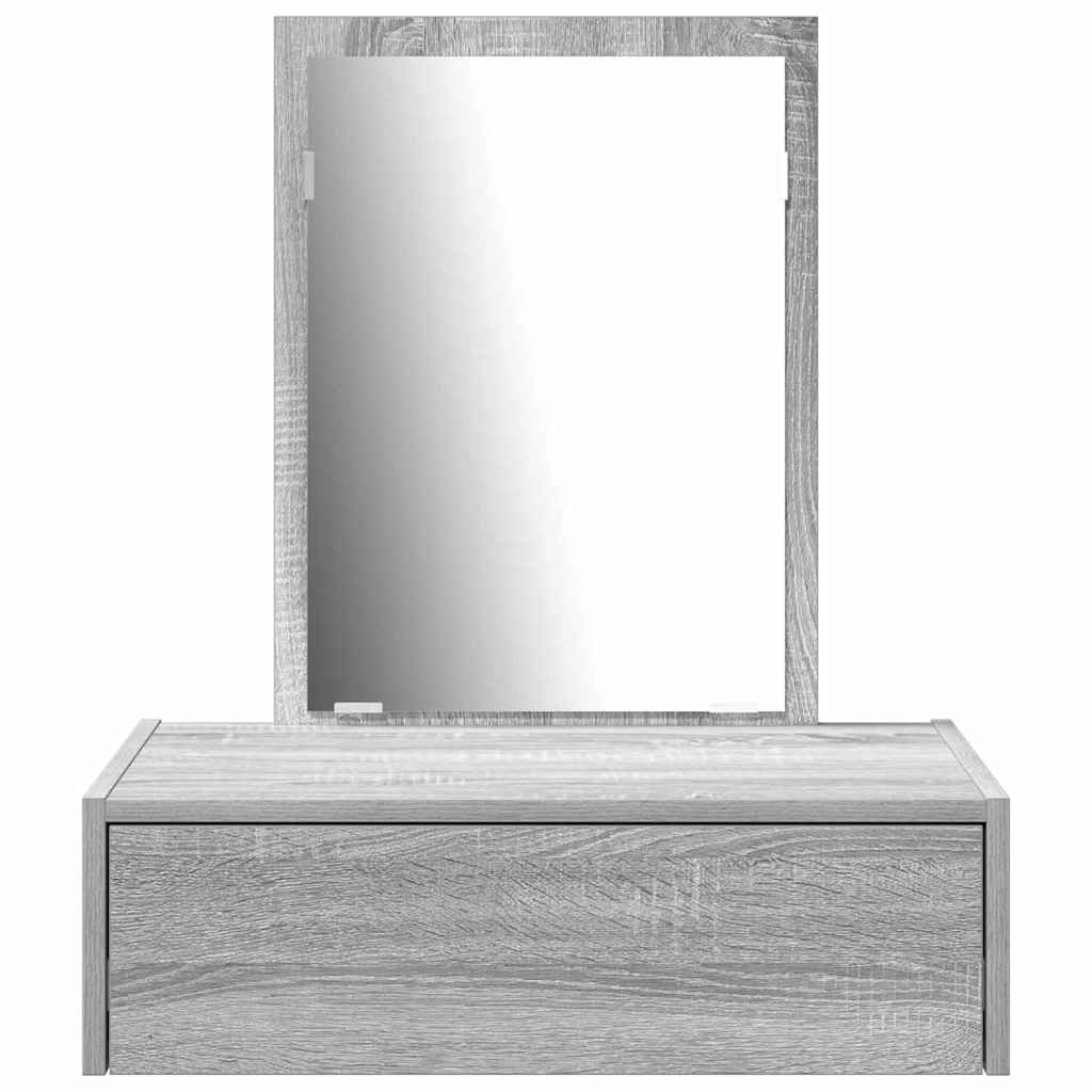 Plafondtafel met lade Grijs 60 x 40 x 70 cm Bewerkt hout is nu te koop bij PeponiXL, paradijselijk wonen!