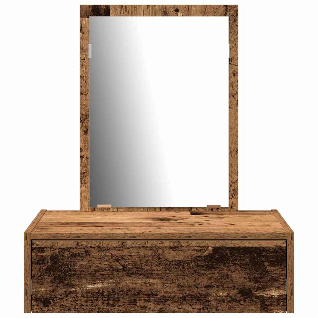 Plafondtafel met lade Bruin 60 x 40 x 70 cm Bewerkt hout is nu te koop bij PeponiXL, paradijselijk wonen!