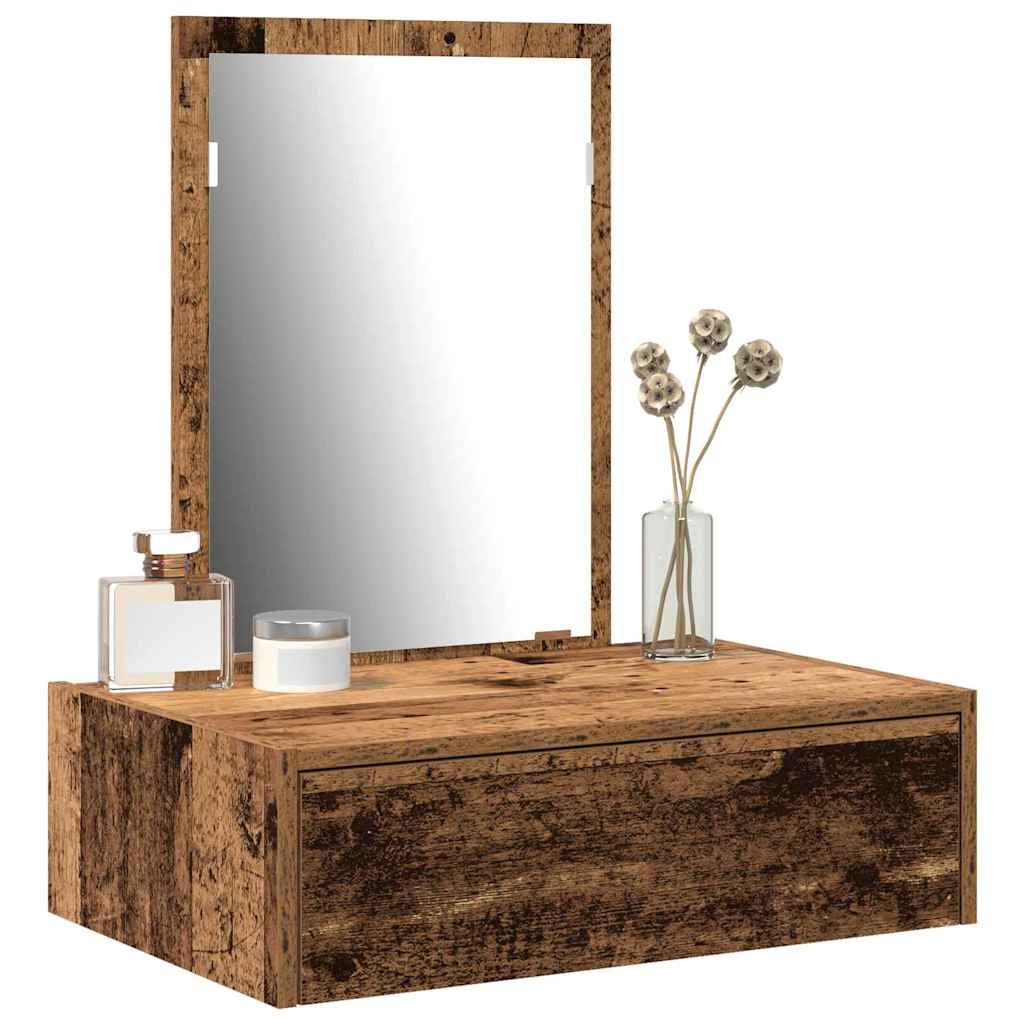 Plafondtafel met lade Bruin 60 x 40 x 70 cm Bewerkt hout is nu te koop bij PeponiXL, paradijselijk wonen!