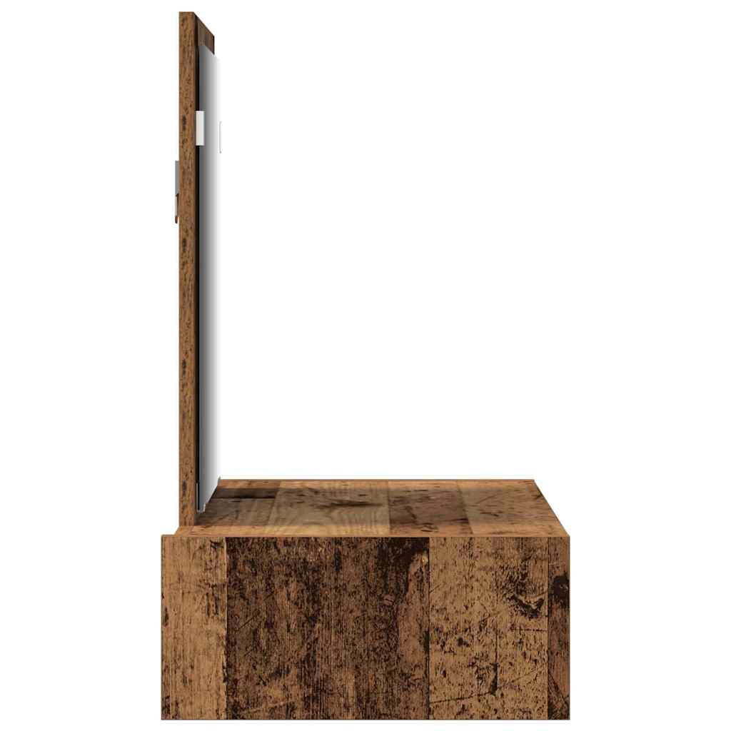 Plafondtafel met lade Bruin 60 x 40 x 70 cm Bewerkt hout is nu te koop bij PeponiXL, paradijselijk wonen!