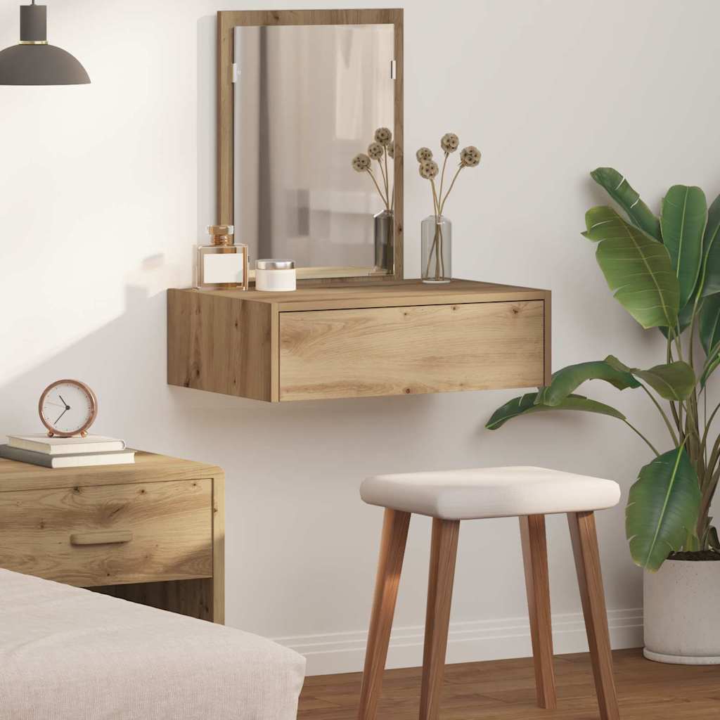 Plafondtafel met lade Bruin 60 x 40 x 70 cm Bewerkt hout is nu te koop bij PeponiXL, paradijselijk wonen!