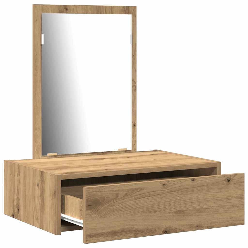 Plafondtafel met lade Bruin 60 x 40 x 70 cm Bewerkt hout is nu te koop bij PeponiXL, paradijselijk wonen!