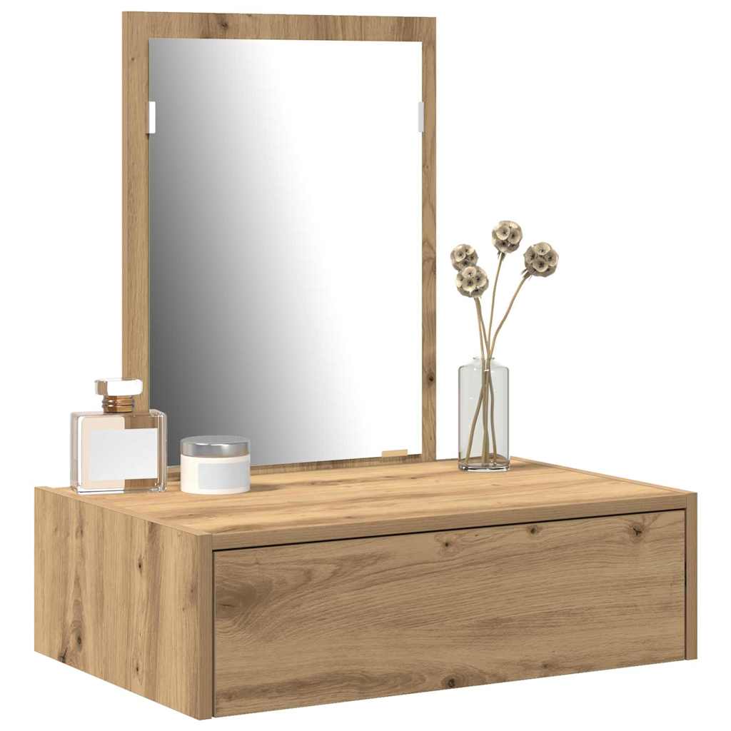 Plafondtafel met lade Bruin 60 x 40 x 70 cm Bewerkt hout is nu te koop bij PeponiXL, paradijselijk wonen!