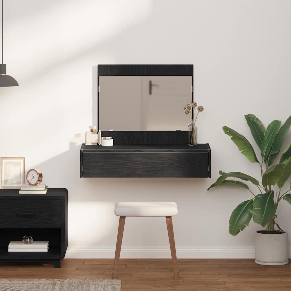 Plafondtafel met lade Zwart 83 x 40 x 70 cm Bewerkt hout is nu te koop bij PeponiXL, paradijselijk wonen!