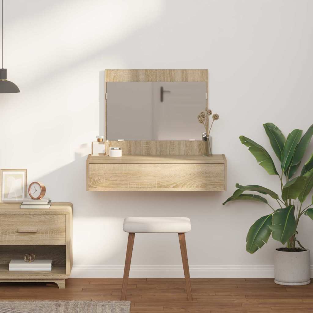 Plafondtafel met lade Bruin 83 x 40 x 70 cm Bewerkt hout is nu te koop bij PeponiXL, paradijselijk wonen!