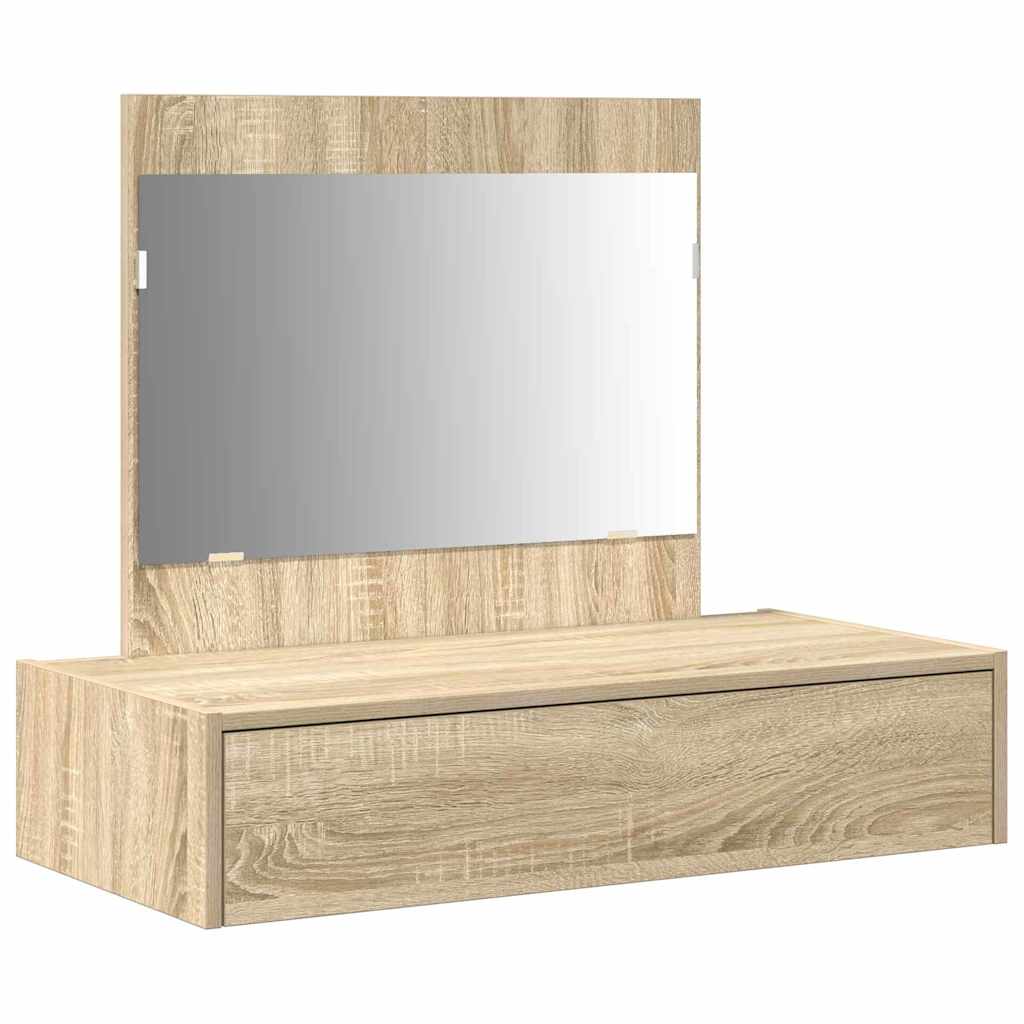 Plafondtafel met lade Bruin 83 x 40 x 70 cm Bewerkt hout is nu te koop bij PeponiXL, paradijselijk wonen!