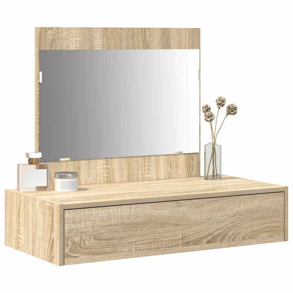Plafondtafel met lade Bruin 83 x 40 x 70 cm Bewerkt hout is nu te koop bij PeponiXL, paradijselijk wonen!