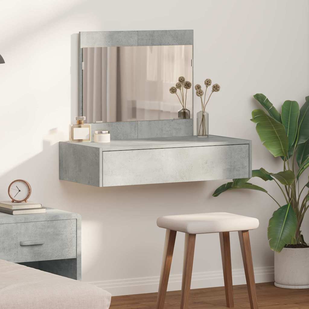 Plafondtafel met lade Grijs 83 x 40 x 70 cm Bewerkt hout is nu te koop bij PeponiXL, paradijselijk wonen!