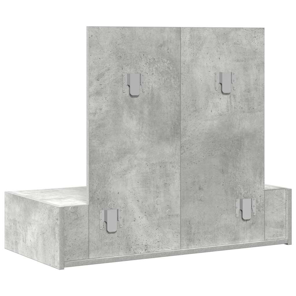 Plafondtafel met lade Grijs 83 x 40 x 70 cm Bewerkt hout is nu te koop bij PeponiXL, paradijselijk wonen!