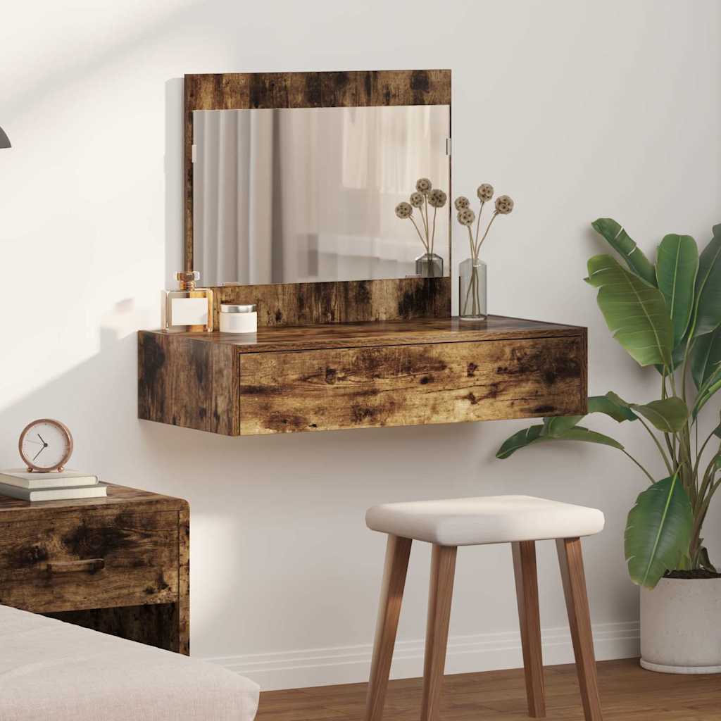Plafondtafel met lade Bruin 83 x 40 x 70 cm Bewerkt hout is nu te koop bij PeponiXL, paradijselijk wonen!