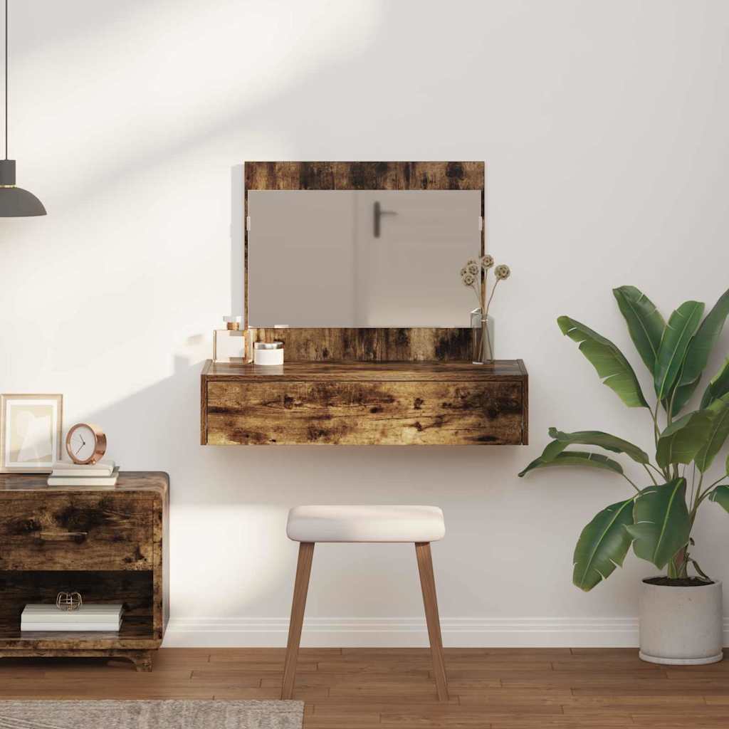 Plafondtafel met lade Bruin 83 x 40 x 70 cm Bewerkt hout is nu te koop bij PeponiXL, paradijselijk wonen!