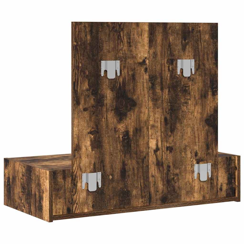 Plafondtafel met lade Bruin 83 x 40 x 70 cm Bewerkt hout is nu te koop bij PeponiXL, paradijselijk wonen!