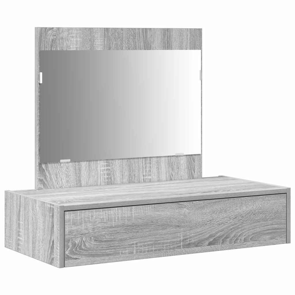 Plafondtafel met lade Grijs 83 x 40 x 70 cm Bewerkt hout is nu te koop bij PeponiXL, paradijselijk wonen!