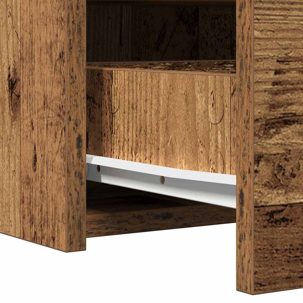 Plafondtafel met lade Bruin 83 x 40 x 70 cm Bewerkt hout is nu te koop bij PeponiXL, paradijselijk wonen!