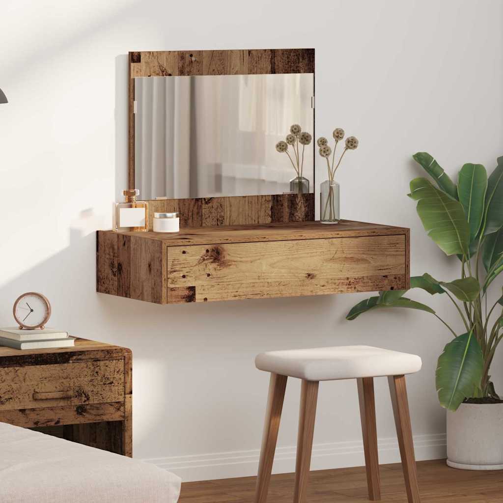 Plafondtafel met lade Bruin 83 x 40 x 70 cm Bewerkt hout is nu te koop bij PeponiXL, paradijselijk wonen!