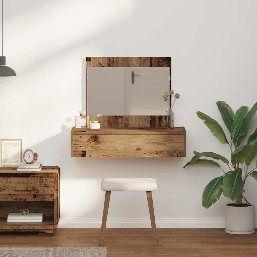 Plafondtafel met lade Bruin 83 x 40 x 70 cm Bewerkt hout is nu te koop bij PeponiXL, paradijselijk wonen!