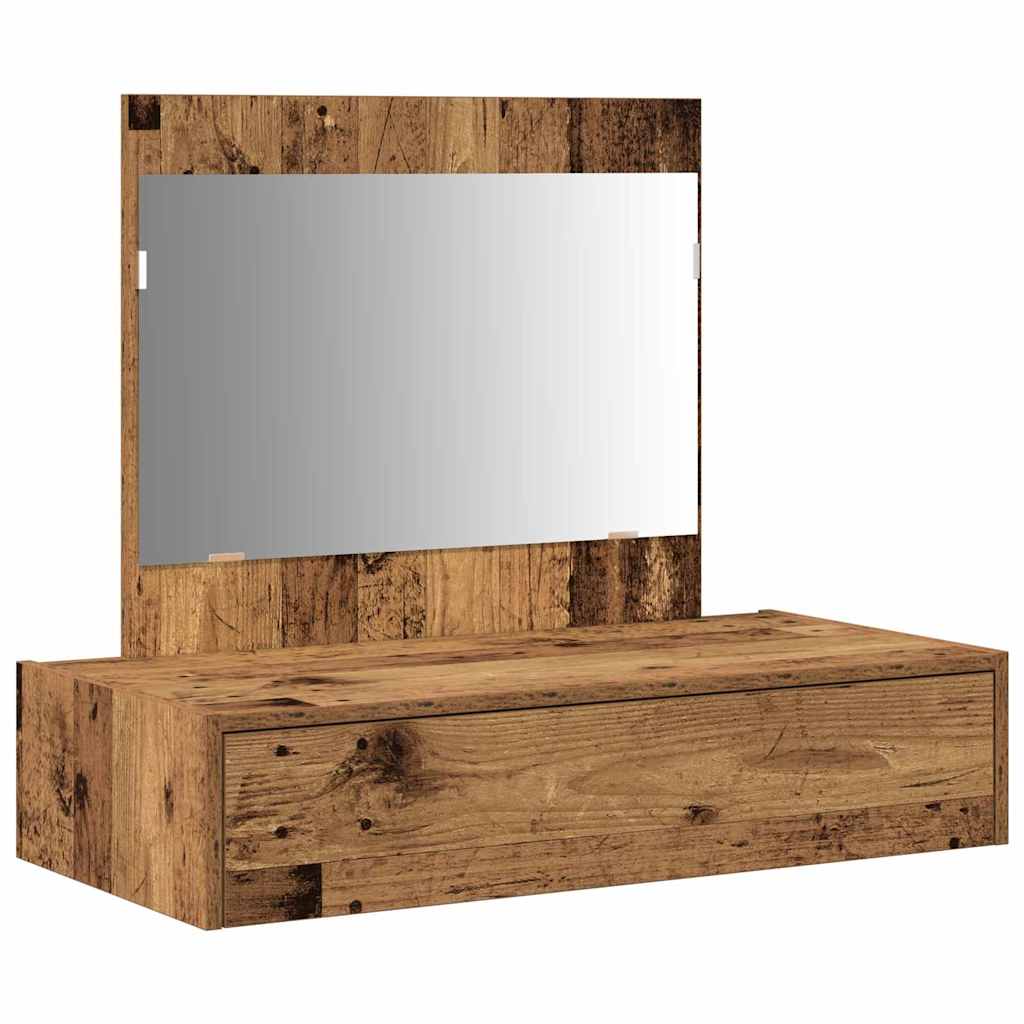 Plafondtafel met lade Bruin 83 x 40 x 70 cm Bewerkt hout is nu te koop bij PeponiXL, paradijselijk wonen!