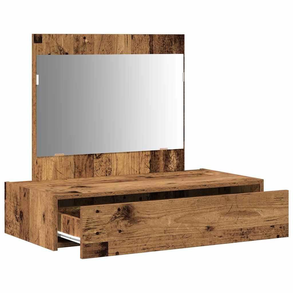 Plafondtafel met lade Bruin 83 x 40 x 70 cm Bewerkt hout is nu te koop bij PeponiXL, paradijselijk wonen!