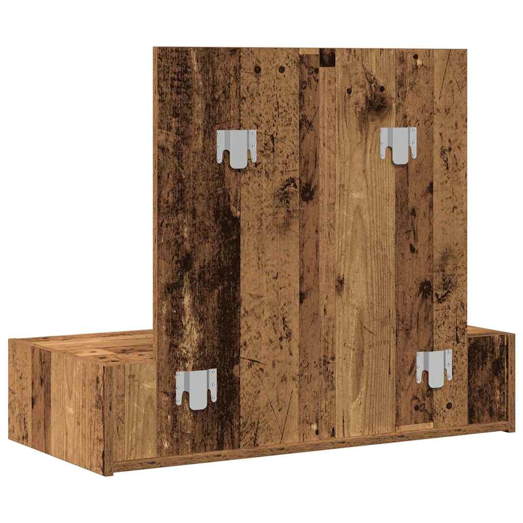 Plafondtafel met lade Bruin 83 x 40 x 70 cm Bewerkt hout is nu te koop bij PeponiXL, paradijselijk wonen!
