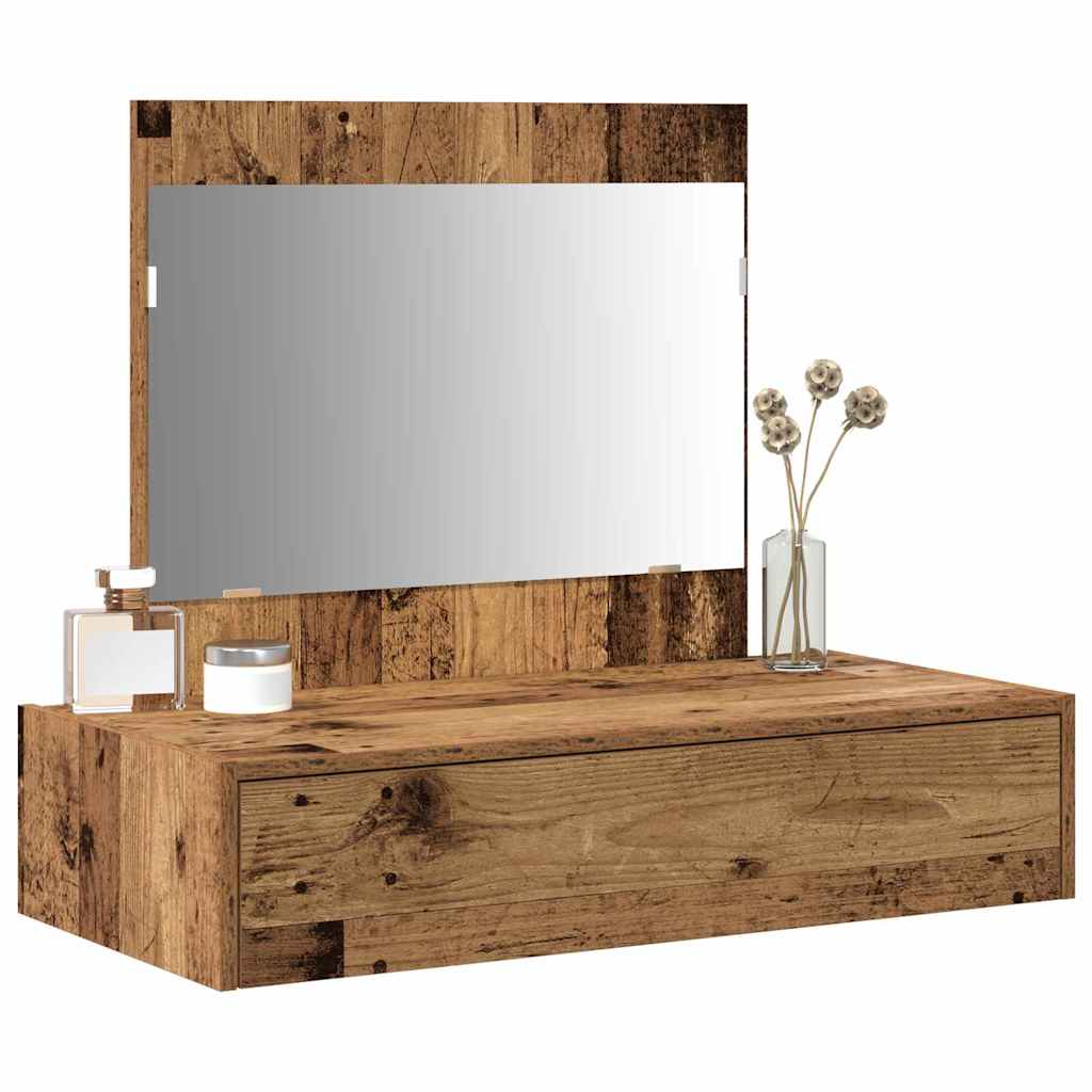 Plafondtafel met lade Bruin 83 x 40 x 70 cm Bewerkt hout is nu te koop bij PeponiXL, paradijselijk wonen!