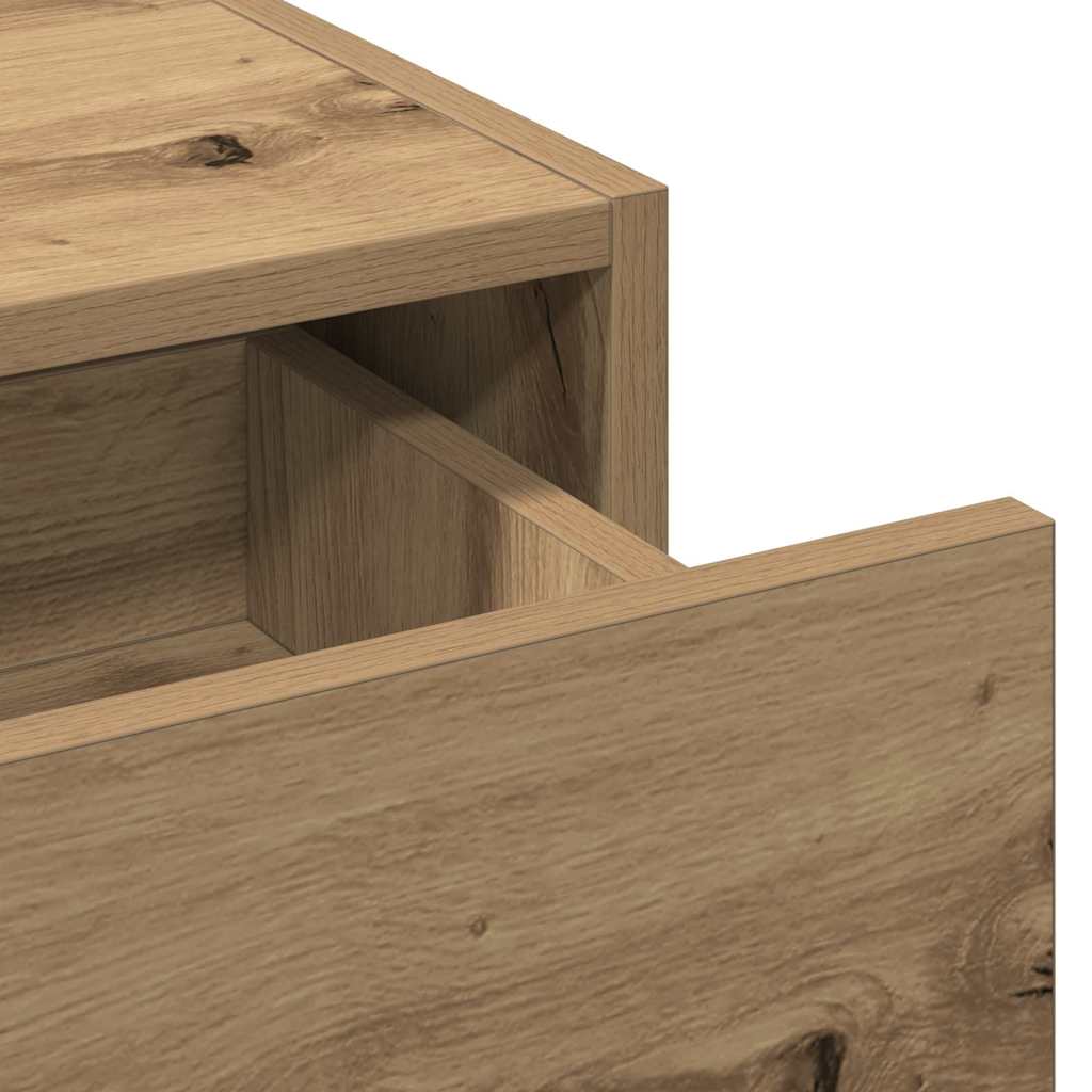 Plafondtafel met lade Bruin 83 x 40 x 70 cm Bewerkt hout is nu te koop bij PeponiXL, paradijselijk wonen!