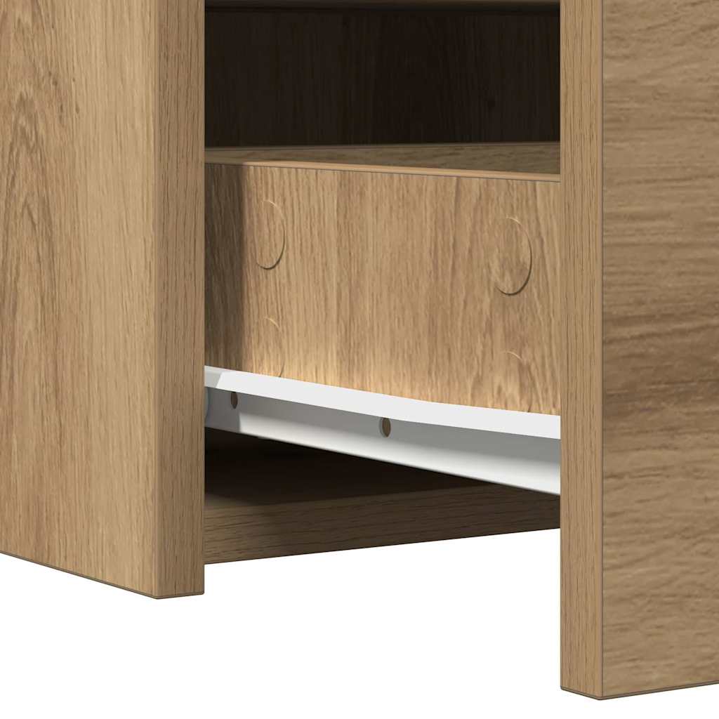 Plafondtafel met lade Bruin 83 x 40 x 70 cm Bewerkt hout is nu te koop bij PeponiXL, paradijselijk wonen!