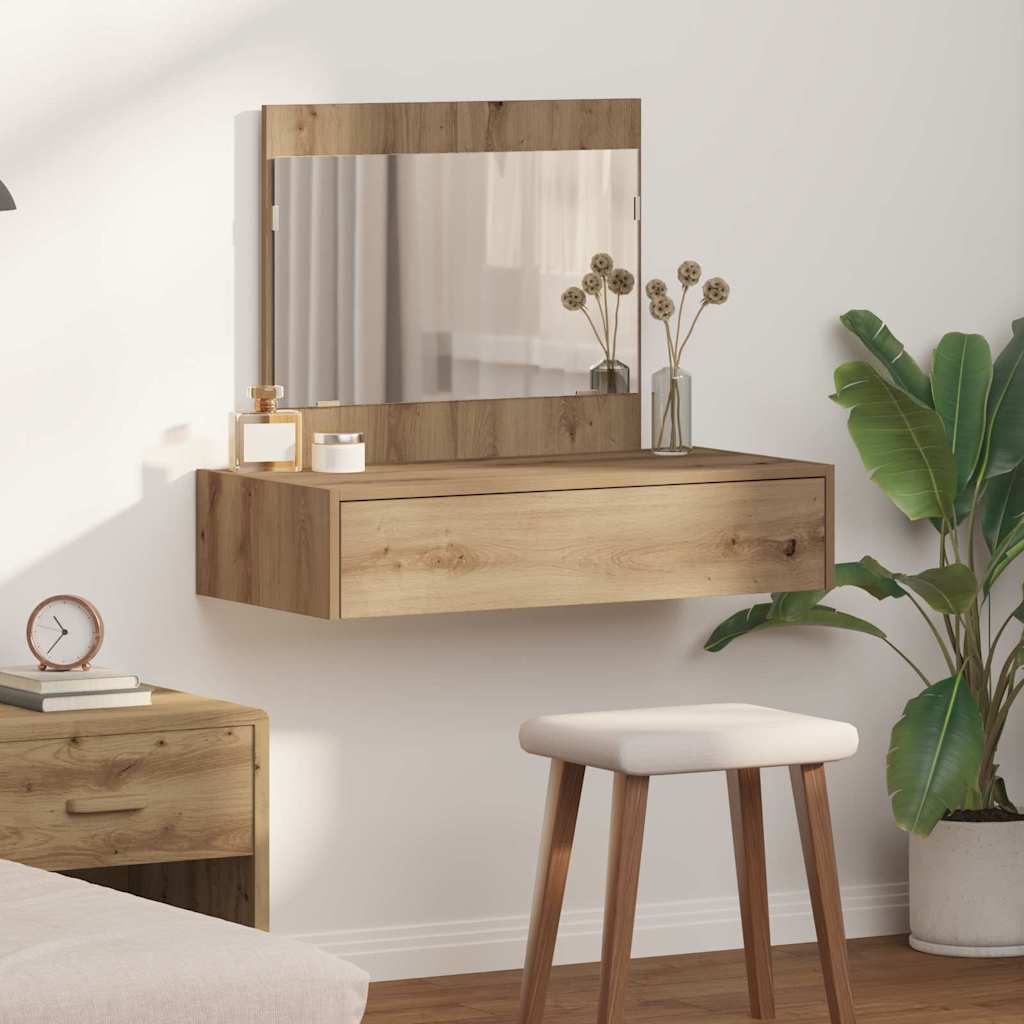 Plafondtafel met lade Bruin 83 x 40 x 70 cm Bewerkt hout is nu te koop bij PeponiXL, paradijselijk wonen!
