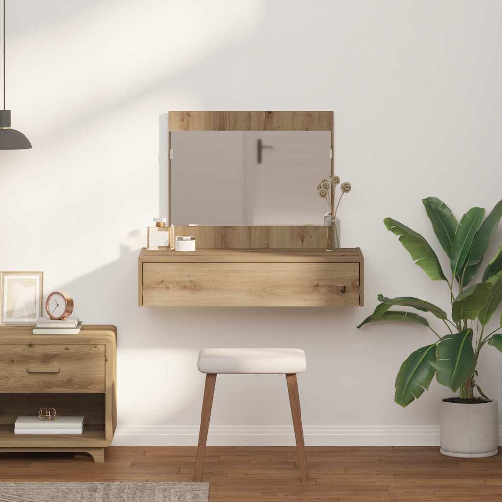Plafondtafel met lade Bruin 83 x 40 x 70 cm Bewerkt hout is nu te koop bij PeponiXL, paradijselijk wonen!